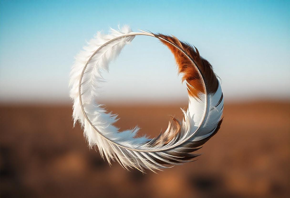 Spiritual Meaning of White Feather with Brown Tip: Messages & Lessons