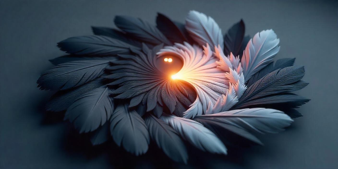 Black and Grey Feather Spiritual Meaning: Symbolism & Messages